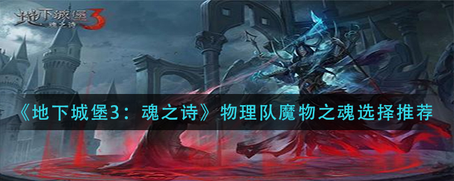 《地下城堡3：魂之诗》物理队魔物之魂选择推荐