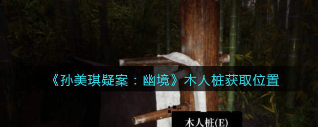 《孙美琪疑案：幽境》五级线索——木人桩