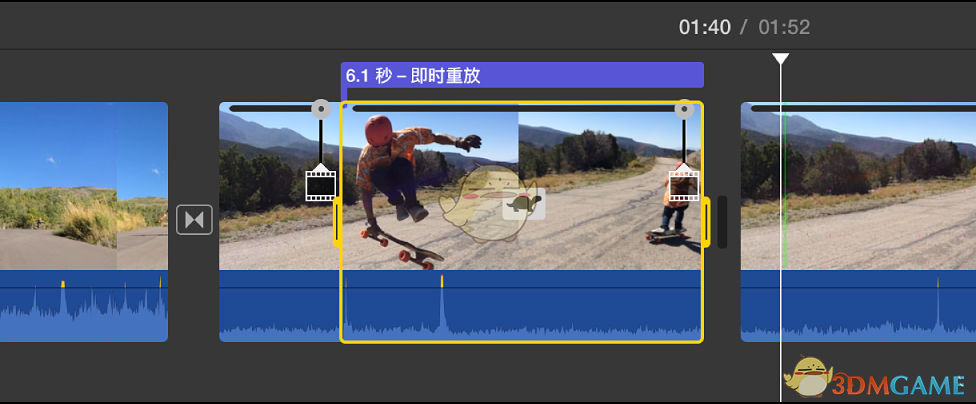 《imovie》倒放视频教程