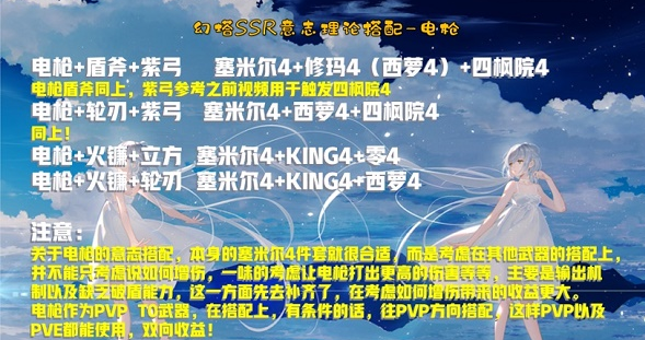 《幻塔》电枪意志搭配推荐