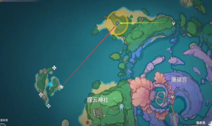 《原神》月浴之渊海祇之牙位置介绍