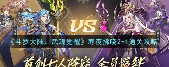 《斗罗大陆：武魂觉醒》寒夜拂晓2-1通关攻略