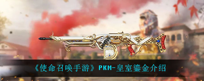 《使命召唤手游》PKM-皇室鎏金介绍