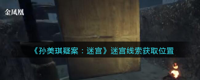《孙美琪疑案：迷宫》四级线索——迷宫