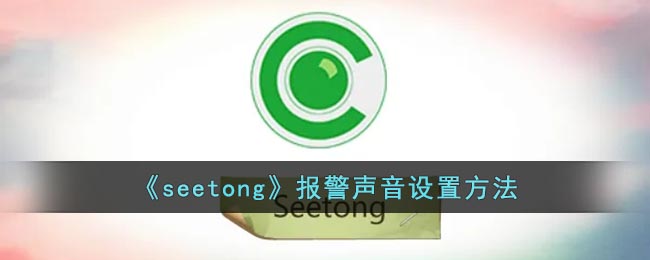 《seetong》报警声音设置方法