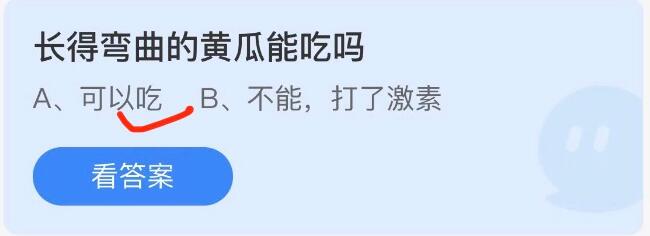 长得弯曲的黄瓜能吃吗