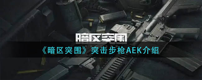 《暗区突围》突击步枪AEK介绍 二次世界 第2张