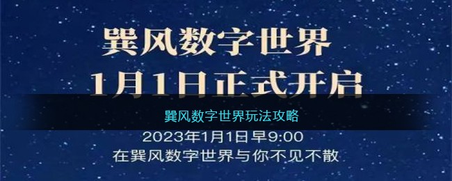 巽风数字世界玩法攻略 二次世界 第2张