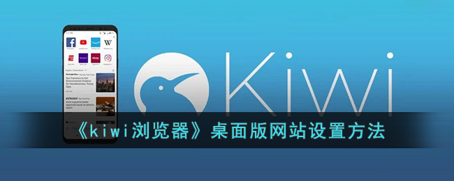 《kiwi浏览器》桌面版网站设置方法