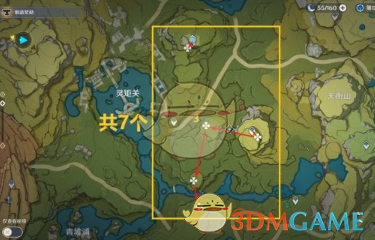 原神3.8清心采集路线全解,助力玩家轻松获取