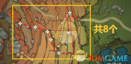 原神3.8清心采集路线全解,助力玩家轻松获取