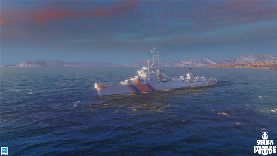 《战舰世界闪击战》圣诞庆典缤纷开场，H系X级驱逐舰特龙普入列！