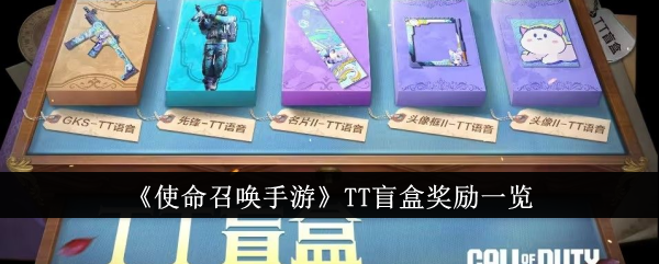 《使命召唤手游》TT盲盒奖励一览