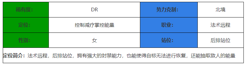 《决胜之心》赋灵夜影角色介绍