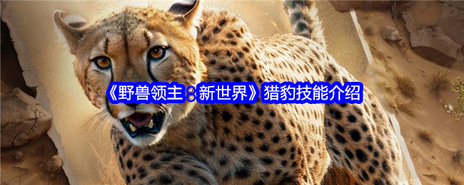 《野兽领主：新世界》猎豹技能介绍