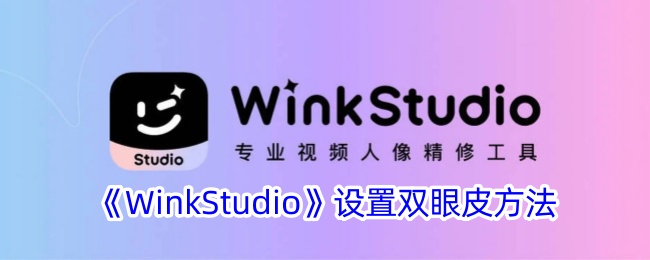 《WinkStudio》设置双眼皮方法