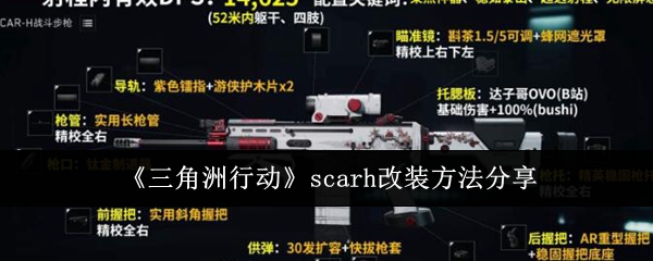 《三角洲行动》scarh改装方法分享