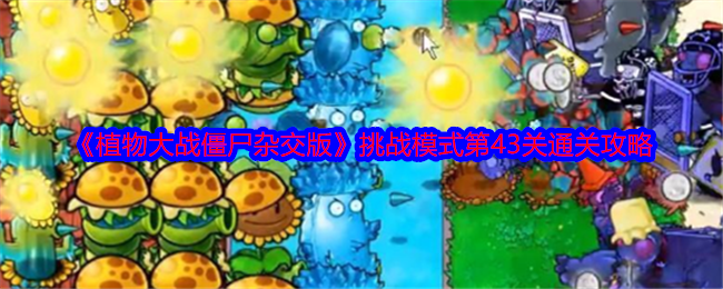 《植物大战僵尸杂交版》挑战模式第43关通关攻略