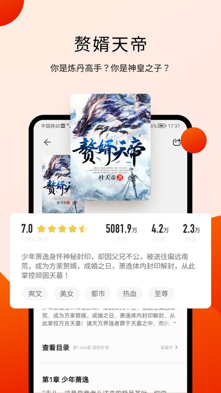 小说分类十分详细