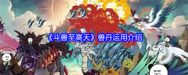 斗兽至高天兽丹运用介绍