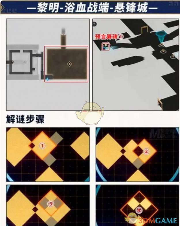 《崩坏：星穹铁道》浴血战端悬锋城预言算碑解谜攻略