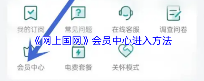 《网上国网》会员中心进入方法