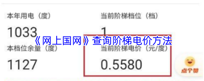 《网上国网》查询阶梯电价方法