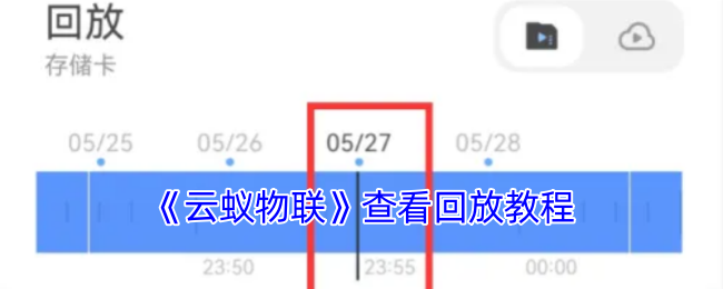 《云蚁物联》查看回放教程