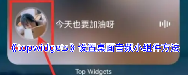 《topwidgets》设置桌面音频小组件方法