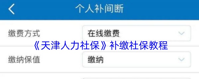 天津人力社保补缴社保方法,掌握补缴实用诀窍