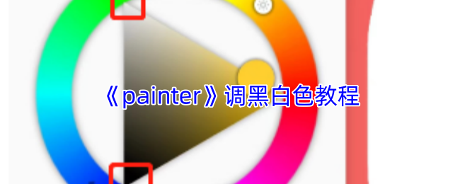 《painter》调黑白色教程