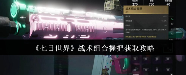 七日世界战术组合握把获取攻略