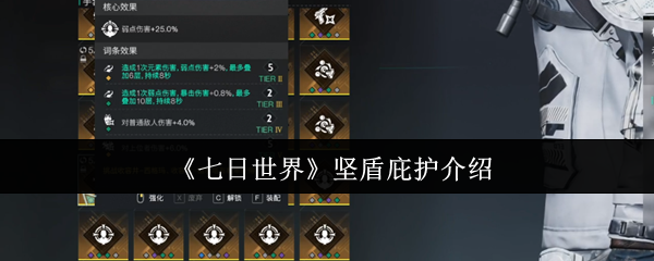 七日世界坚盾庇护怎么样 坚盾庇护介绍