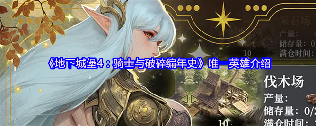 地下城堡4：骑士与破碎编年史唯一英雄介绍