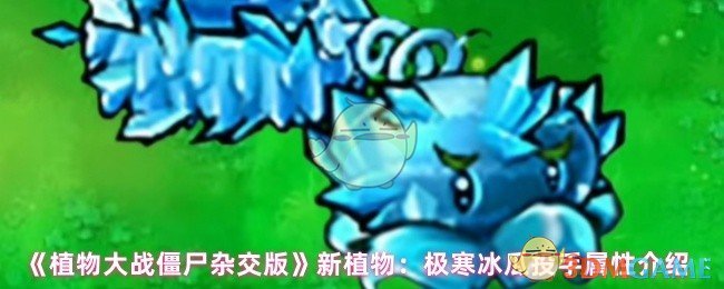 植物大战僵尸杂交版极寒冰瓜投手属性是什么 新植物：极寒冰瓜投手属性介绍