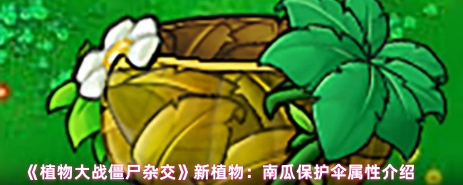 植物大战僵尸杂交南瓜保护伞有什么用 新植物：南瓜保护伞属性介绍