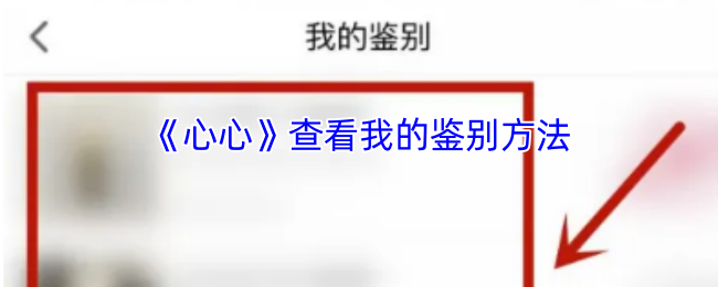 《心心》查看我的鉴别方法