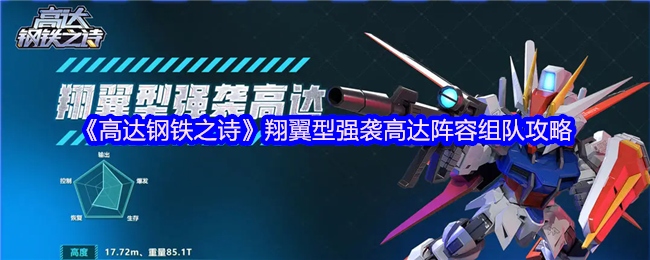 《高达钢铁之诗》翔翼型强袭高达阵容组队攻略