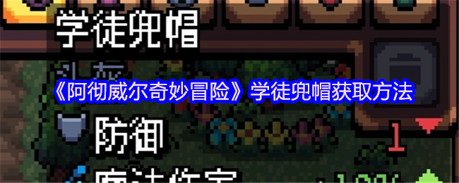 《阿彻威尔奇妙冒险》学徒兜帽获取方法