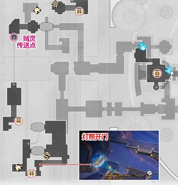 《崩坏：星穹铁道》3.3版永夜云端遗堡晨昏之眼宝箱位置