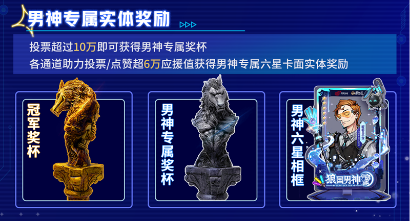 因闪耀而前行！狼人杀第六届狼国男神评选活动报名开启！