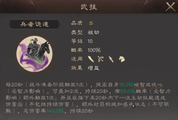 《三国群英传：鸿鹄霸业》兵者诡道武技介绍