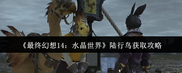 《最终幻想14：水晶世界》陆行鸟获取攻略