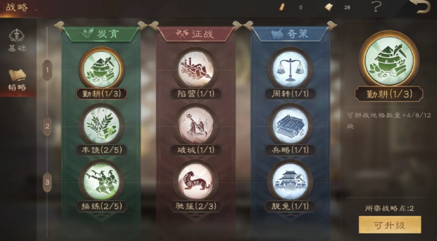 《三国群英传：鸿鹄霸业》战略系统介绍