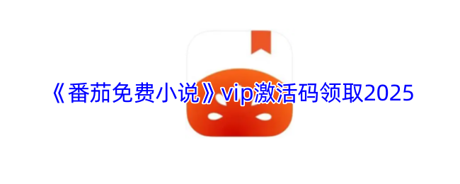 《番茄免费小说》vip激活码领取2025