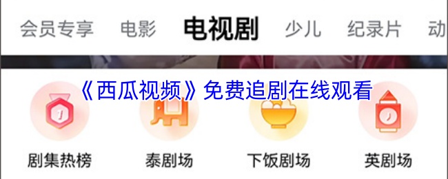 《西瓜视频》免费追剧在线观看