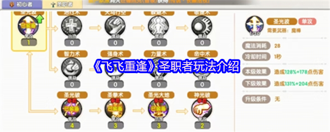 《飞飞重逢》圣职者玩法介绍