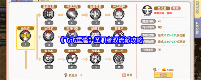 《飞飞重逢》圣职者双流派攻略