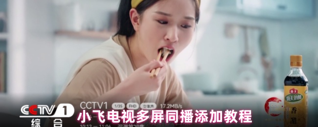 小飞电视多屏同播添加教程