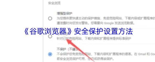 《谷歌浏览器》安全保护设置方法